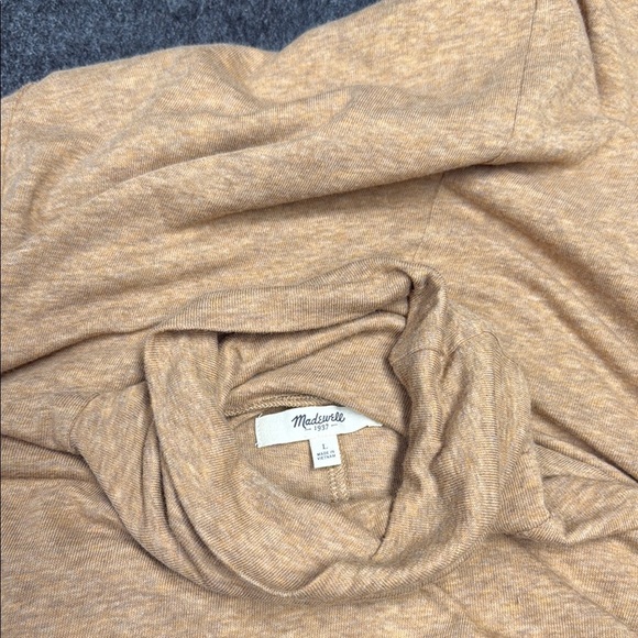 Madewell Light Brown Turtleneck Top - Picture 2 of 3